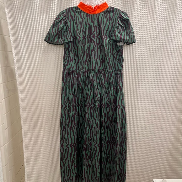 RHODE Green and Purple Patterned Dress - Picture 4 of 7